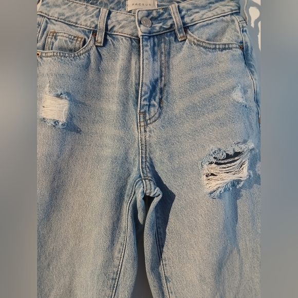 PacSun Blue Skinny Distressed Jeans - Picture 2 of 9